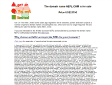 Tablet Screenshot of nefl.com